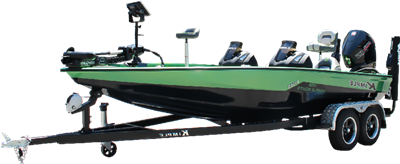 Vaixell de baix de la línia de corrent d'alumini de 19 peus